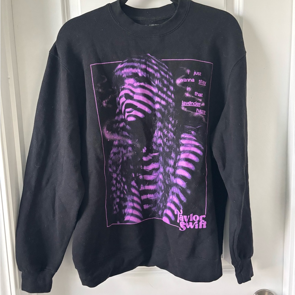 NWOT Taylor Swift Lavendar Haze crew neck
